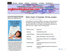 Tablet Screenshot of englishwritingteacher.com